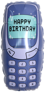 Шар (24''/61 см) Фигура, Мобильный телефон, 1 шт.